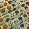 Impresión DTF por metros de soccer, basketball y hockey