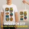 Impresión DTF por metros camisa y cartera