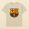 Impresión DTF por metros camisa con logo del FC Barcelona