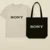 Impresión DTF por metros camisa y bolso con logo de Sony